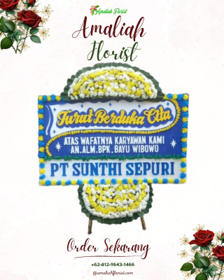 Papan Bunga Duka di Berbek